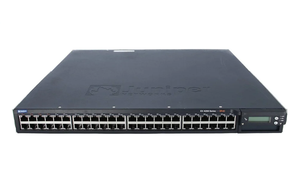 Juniper EX4200-24PX | 24 Port GbE | Full PoE+ (30W) | 930W | L3 Switch REFURBİSHED